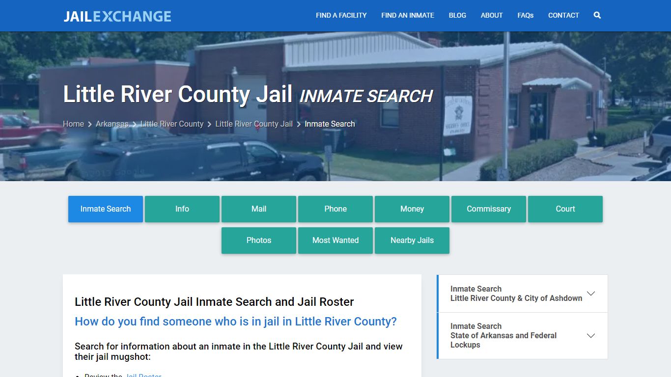 Inmate Search: Roster & Mugshots - Little River County Jail, AR